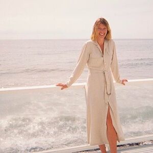 chinese dress ladies BUCK MASON LOOMED LINEN CABANA SHIRT IN ADMIRAL NAVY